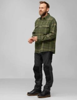 Fjallraven Ovik Twill Shirt - Deep Forest/Green -FatBuddhaStore Clothing ovik twill shirt deep forest green p36298 122709 medium