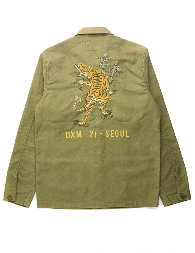 P-41 Overshirt - Olive Drab Deus Ex Machina P-41 Overshirt - Olive Drab -FatBuddhaStore Clothing p 41 overshirt olive drab p30963 106739 medium