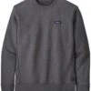 Patagonia P-6 Label Uprisal Crew Sweat - Gravel Heather 1 Patagonia P-6 Label Uprisal Crew Sweat - Gravel Heather -FatBuddhaStore Clothing p 6 label uprisal crew sweat gravel heather p31177 109220 medium