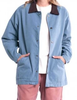 Paisley Jacket - Blue Grey