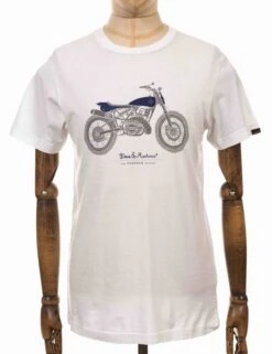 Deus Ex Machina Pedrosa Tracker Tee - White