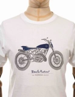 Deus Ex Machina Pedrosa Tracker Tee - White -FatBuddhaStore Clothing pedrosa tracker tee white p26256 91663 medium