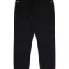 Regular Tapered Kaihara Stretch Jeans - Black Rinsed