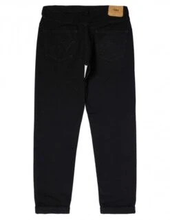 Regular Tapered Kaihara Stretch Jeans - Black Rinsed 3 Regular Tapered Kaihara Stretch Jeans - Black Rinsed -FatBuddhaStore Clothing regular tapered kaihara stretch jeans black rinsed p31469 110741 medium