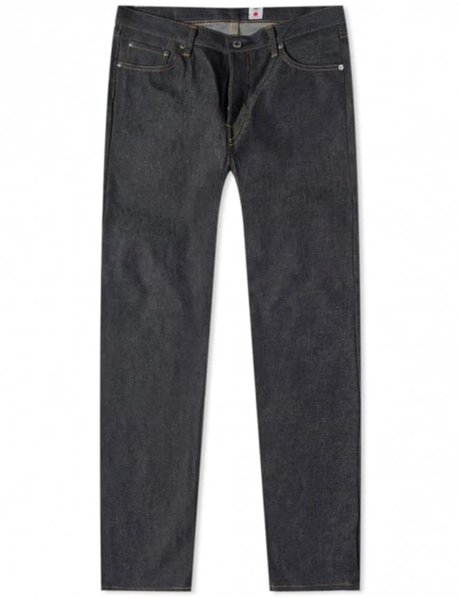 Regular Tapered Rainbow Selvedge Jeans - Blue Unwashed Regular Tapered Rainbow Selvedge Jeans - Blue Unwashed -FatBuddhaStore Clothing regular tapered rainbow selvedge jeans blue unwashed p32999 116580 medium