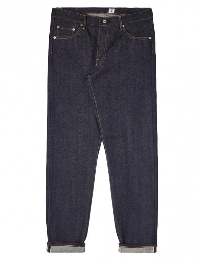 Regular Tapered Red Selvedge Jeans - Blue Unwashed Regular Tapered Red Selvedge Jeans - Blue Unwashed -FatBuddhaStore Clothing regular tapered red selvedge jeans blue unwashed p31467 110730 medium