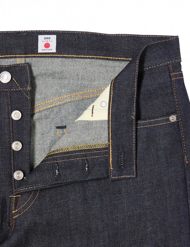 Regular Tapered Red Selvedge Jeans - Blue Unwashed Regular Tapered Red Selvedge Jeans - Blue Unwashed -FatBuddhaStore Clothing regular tapered red selvedge jeans blue unwashed p31467 110732 medium