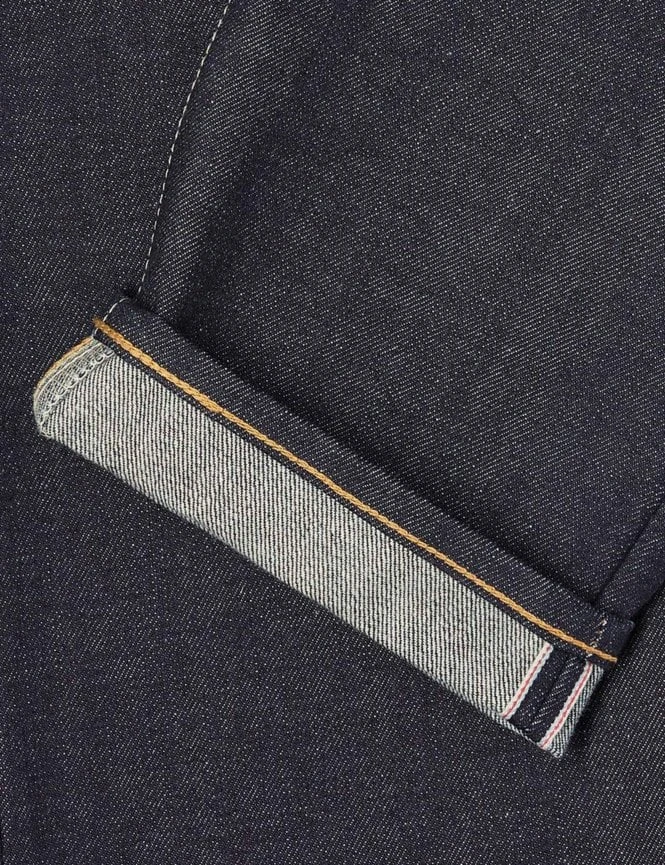 Regular Tapered Red Selvedge Jeans - Blue Unwashed Regular Tapered Red Selvedge Jeans - Blue Unwashed -FatBuddhaStore Clothing regular tapered red selvedge jeans blue unwashed p31467 110733 medium