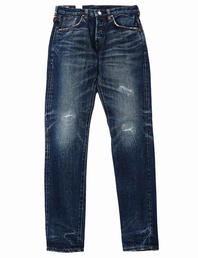 Regular Tapered Selvedge Jeans - Dark Used, Remake Wash Regular Tapered Selvedge Jeans - Dark Used, Remake Wash -FatBuddhaStore Clothing regular tapered selvedge jeans dark used remake wash p27059 95225 medium