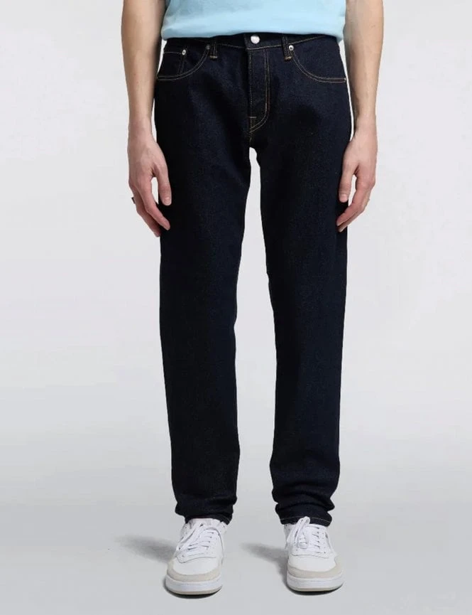 Regular Tapered Stretch Jeans - Blue Rinsed Regular Tapered Stretch Jeans - Blue Rinsed -FatBuddhaStore Clothing regular tapered stretch jeans blue rinsed p34947 123293 medium