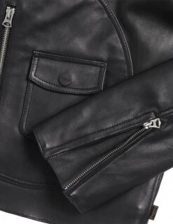 Rexford Leather Jacket - Black -FatBuddhaStore Clothing rexford leather jacket black p32825 111378 medium