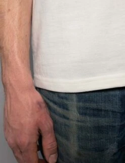 Nudie Jeans Roy Logo Tee - Off White 6 Nudie Jeans Roy Logo Tee - Off White -FatBuddhaStore Clothing roy logo tee off white p30831 106491 medium