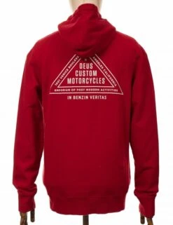 Deus Ex Machina Roza Hooded Sweat - Jester Red -FatBuddhaStore Clothing roza hooded sweat jester red p28401 98646 medium