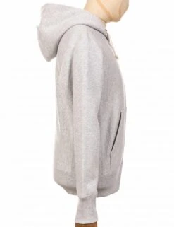 Champion Reverse Weave Script Logo Zip Hooded Sweat - LOXGM Light Grey -FatBuddhaStore Clothing script logo zip hooded sweat loxgm light grey p25296 88910 medium