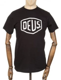 Deus Ex Machina Shield Logo Tee - Black