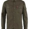 Fjallraven Singi Trekking Shirt - Dark Olive -FatBuddhaStore Clothing singi trekking shirt dark olive p19818 118288 medium