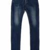 Slim Tapered Kaihara Selvedge Jeans - Blue Mid Used Wash