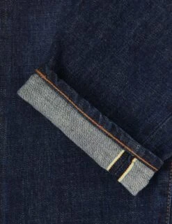 Slim Tapered Rainbow Selvedge Jeans - Blue Dark Used Wash -FatBuddhaStore Clothing slim tapered rainbow selvedge jeans blue dark used wash p31472 110758 medium