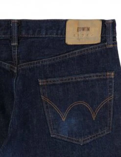 Slim Tapered Rainbow Selvedge Jeans - Blue Dark Used Wash -FatBuddhaStore Clothing slim tapered rainbow selvedge jeans blue dark used wash p31472 110759 medium