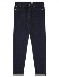 Slim Tapered Red Selvedge Jeans - Blue Rinsed