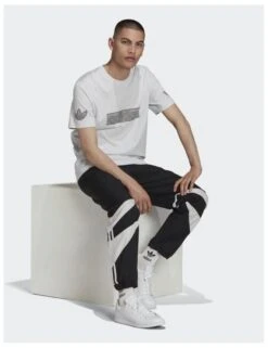 Adidas Originals SPRT Shark Woven Tracksuit Bottoms - Black/Grey -FatBuddhaStore Clothing sprt shark woven tracksuit bottoms black grey p31410 107763 medium