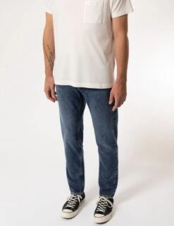 Nudie Jeans Steady Eddie II Jeans - Blue State Wash 5 Nudie Jeans Steady Eddie II Jeans - Blue State Wash -FatBuddhaStore Clothing steady eddie ii jeans blue state wash p30958 106533 medium