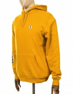 Brixton Stowell Int Hooded Sweat - Nugget Gold -FatBuddhaStore Clothing stowell int hooded sweat nugget gold p23301 82038 medium