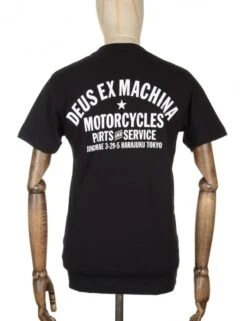Deus Ex Machina Tokyo Address Tee - Black