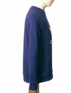 Adidas Originals Trefoil Crew Sweat - Night Sky -FatBuddhaStore Clothing trefoil crew sweat night sky p30180 103374 medium