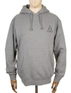 HUF Triple Triangle Hooded Sweat - Heather Grey