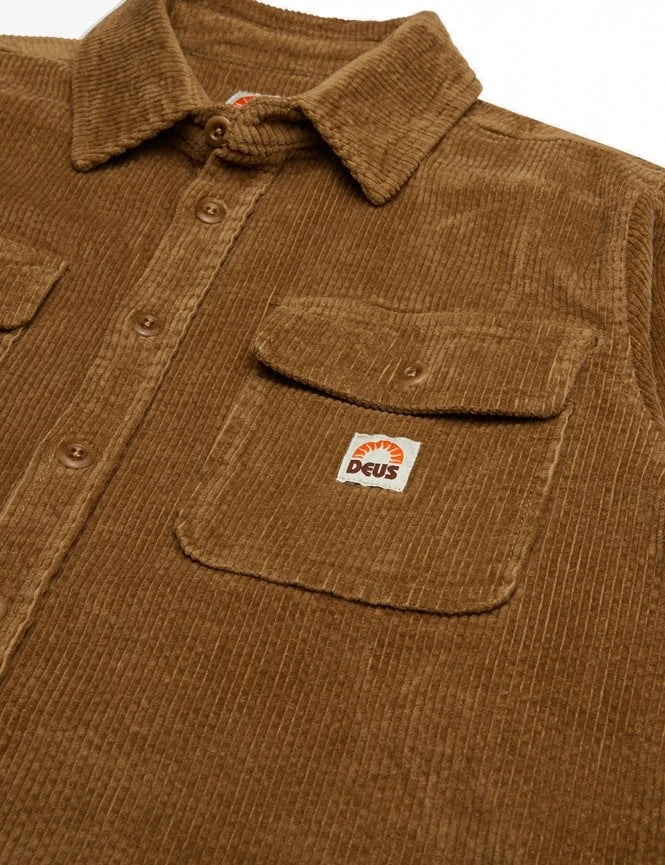 Vacay Cord Shirt - Tan Deus Ex Machina Vacay Cord Shirt - Tan -FatBuddhaStore Clothing vacay cord shirt tan p34066 114070 medium