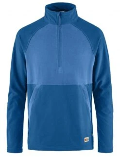 Fjallraven Vardag Lite Half Zip Fleece - Alpine Blue-UN Blue