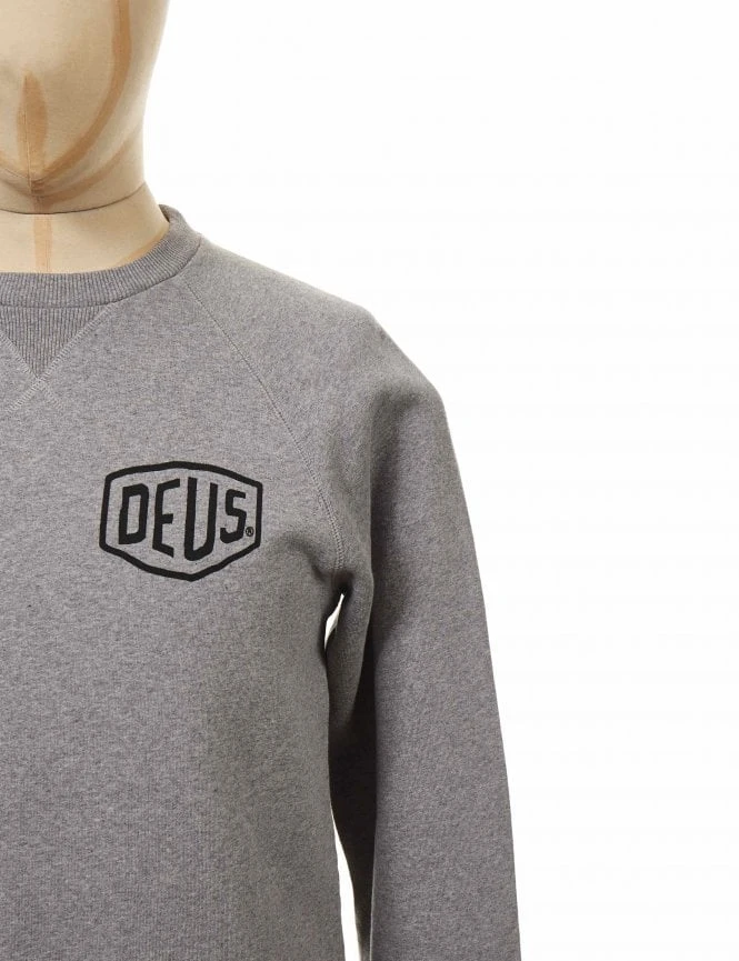 Venice Address Crew Sweat - Grey Heather Deus Ex Machina Venice Address Crew Sweat - Grey Heather -FatBuddhaStore Clothing venice address crew sweat grey heather p28337 98371 medium