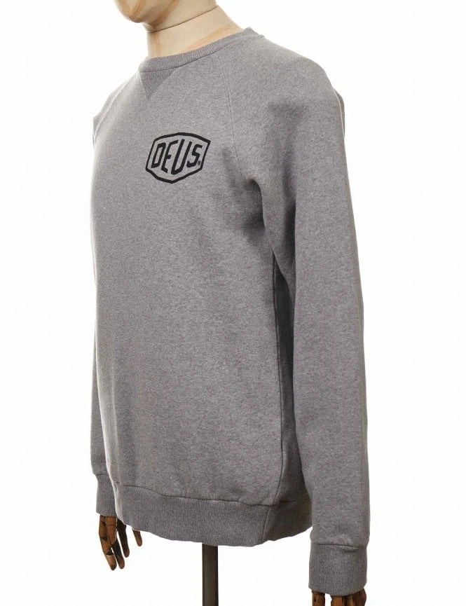 Venice Address Crew Sweat - Grey Heather Deus Ex Machina Venice Address Crew Sweat - Grey Heather -FatBuddhaStore Clothing venice address crew sweat grey heather p28337 98373 medium