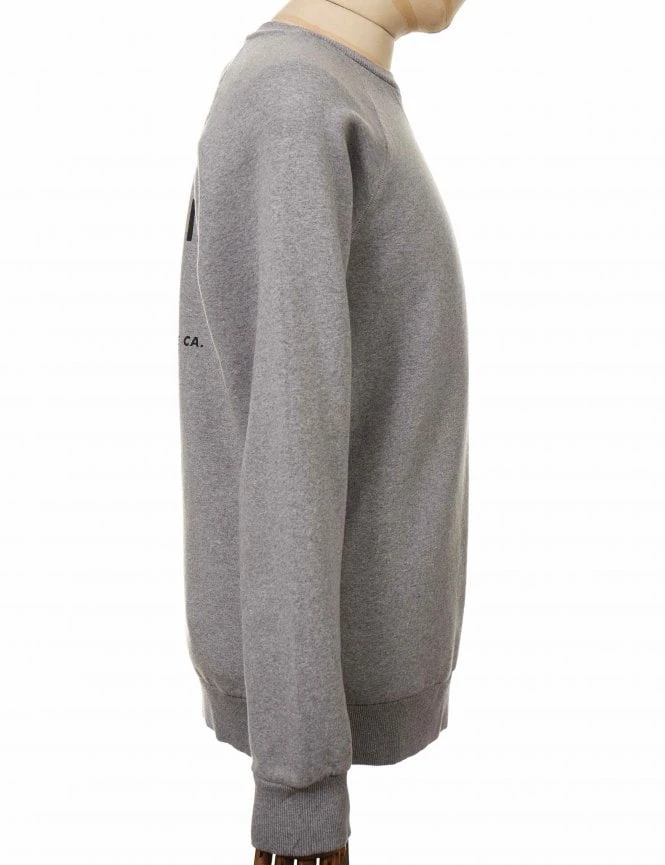 Venice Address Crew Sweat - Grey Heather Deus Ex Machina Venice Address Crew Sweat - Grey Heather -FatBuddhaStore Clothing venice address crew sweat grey heather p28337 98374 medium