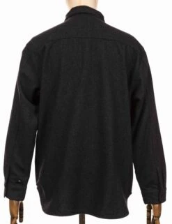 Wilson Zip Through Shirt - Anthracite -FatBuddhaStore Clothing wilson zip through shirt anthracite p24434 89461 medium