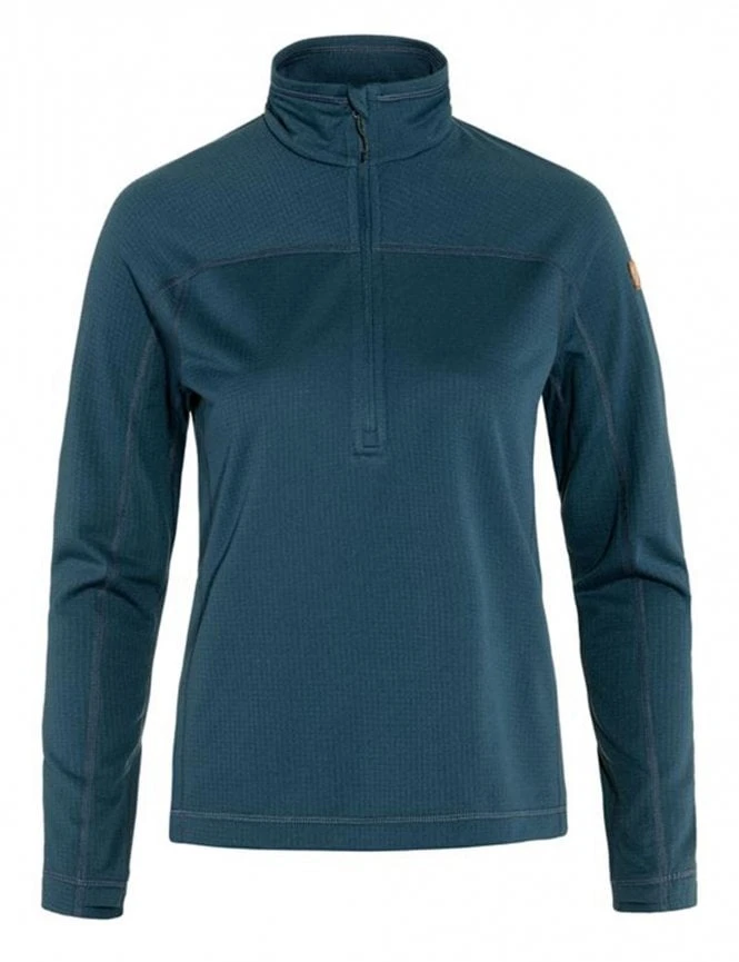 Women's Abisko Lite Fleece - Indigo Blue Fjallraven Women's Abisko Lite Fleece - Indigo Blue -FatBuddhaStore Clothing womens abisko lite fleece indigo blue p35590 116670 medium
