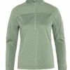Fjallraven Women's Abisko Lite Fleece - Misty Green -FatBuddhaStore Clothing womens abisko lite fleece misty green p35592 116672 medium