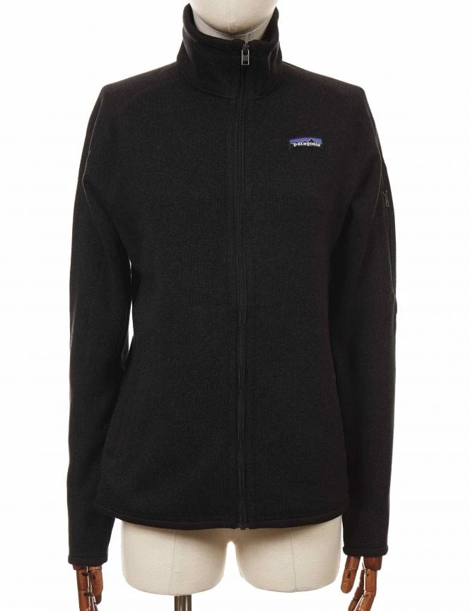 Women's Better Sweat Jacket - Black Patagonia Women's Better Sweat Jacket - Black -FatBuddhaStore Clothing womens better sweat jacket black p27934 97077 medium