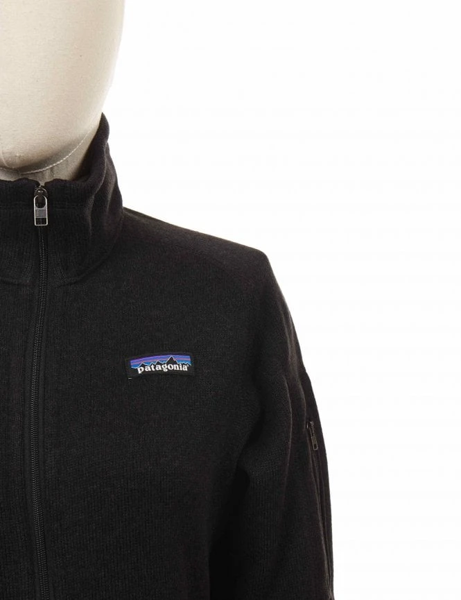 Women's Better Sweat Jacket - Black Patagonia Women's Better Sweat Jacket - Black -FatBuddhaStore Clothing womens better sweat jacket black p27934 97079 medium