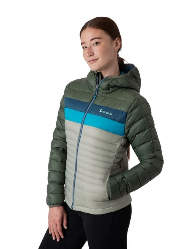 Women's Fuego Hooded Down Jacket - Spruce/Brush Cotopaxi Women's Fuego Hooded Down Jacket - Spruce/Brush -FatBuddhaStore Clothing womens fuego hooded down jacket spruce brush p29901 105430 medium