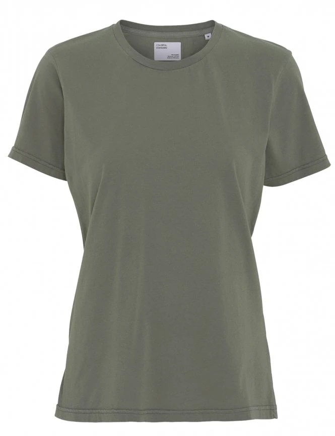 Women's Organic Cotton Tee - Dusty Olive Colorful Standard Women's Organic Cotton Tee - Dusty Olive -FatBuddhaStore Clothing womens organic cotton tee dusty olive p29863 118157 medium