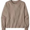 Patagonia Women's Regenerative Organic Cotton Pullover - Shroom Taupe -FatBuddhaStore Clothing womens regenerative organic cotton pullover shroom taupe p30140 109252 medium