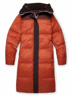 Cotopaxi Women's Solazo Down Hooded Jacket - Cavern/Spice