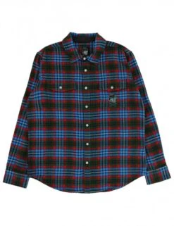 X Poler Flannel Shirt - Green/Blue
